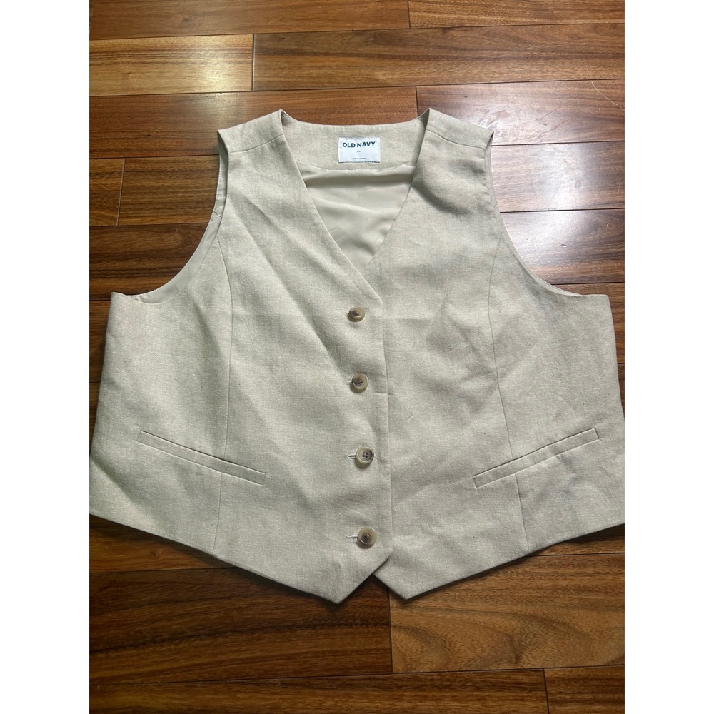 Old Navy Cream Vest for Women